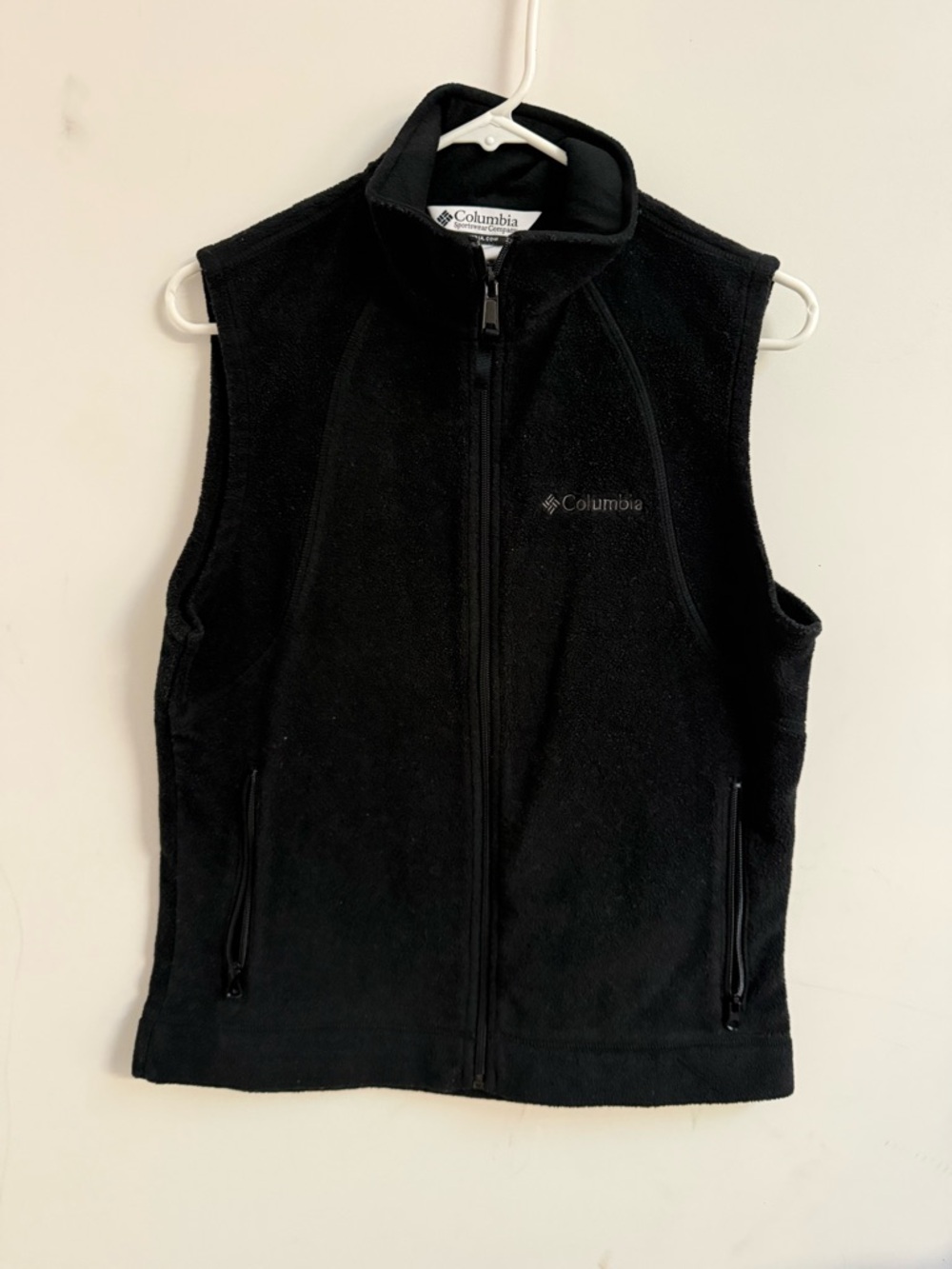 Columbia Black Sleeveless Fleece Vest